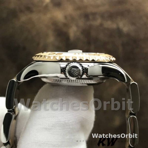 Rolex Yacht-Master 169623 Steel Yellow Gold White Dial 29MM Lady Replica Watch