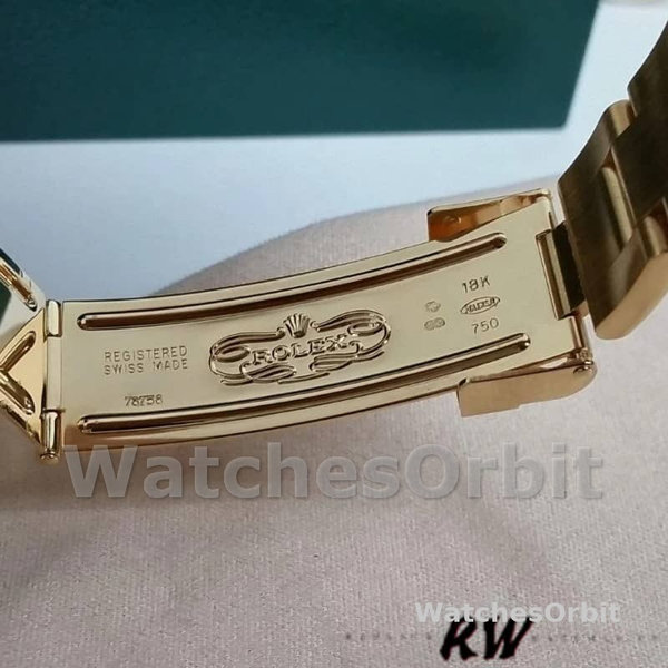 Rolex Yacht-Master 169628 Yellow Gold Blue Dial 29MM Lady Replica Watch