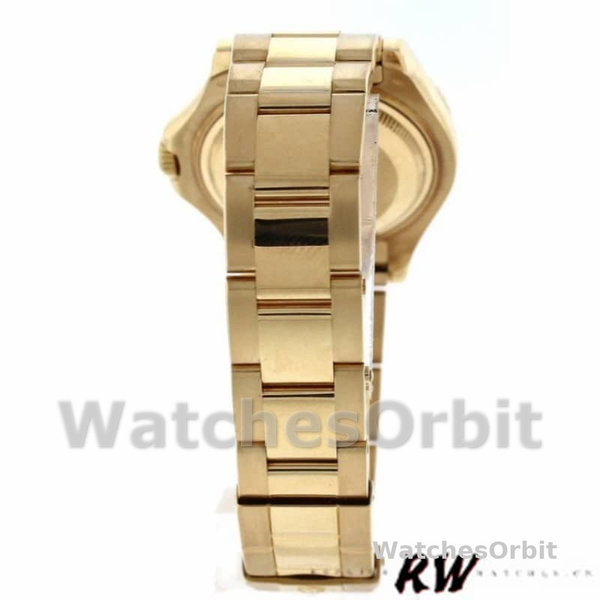 Rolex Yacht-Master 169628 Yellow Gold Grey Dial 29MM Lady Replica Watch