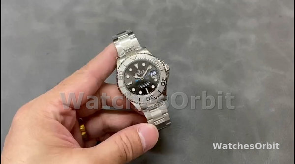 Women's Rolex Yacht-Master 37-M268622 0002, Automatic, Slate Grey Dial, Platinum Bezel, Steel, Women’s Grey Dial