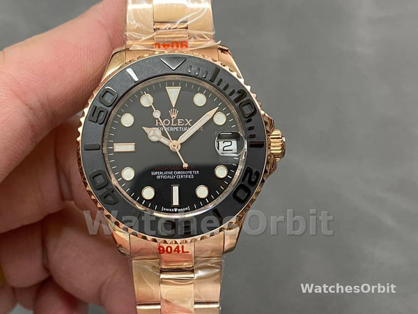 Rolex Yacht Master 37mm Black Dial Oyster Bracelet m268655 Watch