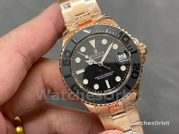 Rolex Yacht Master 37mm Black Dial Oyster Bracelet m268655 Watch
