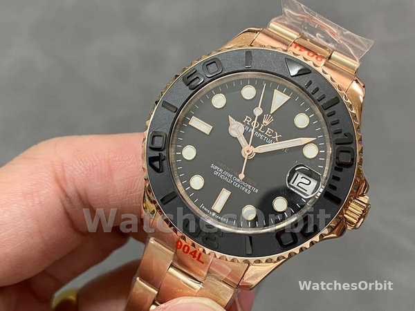 Rolex Yacht Master 37mm Black Dial Oyster Bracelet m268655 Watch