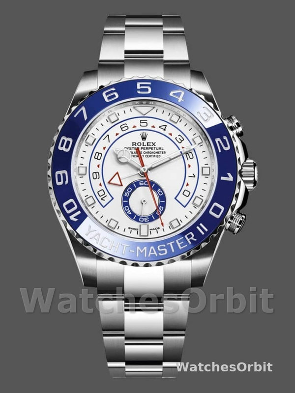 Rolex Yacht-Master II 116680 White Square Dial 44mm Mens Replica Watch