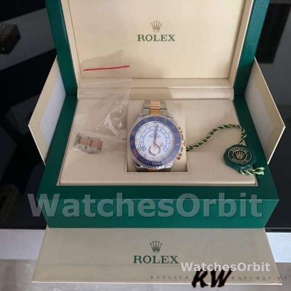 Rolex Yacht-Master II 116681 White dial 44mm Mens replica Watch