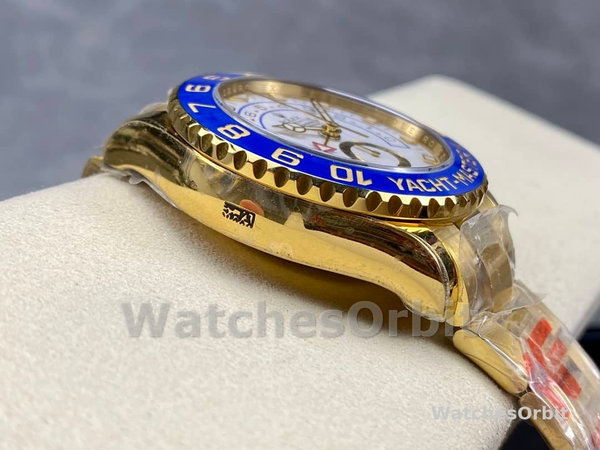 Replica Rolex Yacht-Master II 44mm Heren-116688-Witte Wijzerplaat Wit