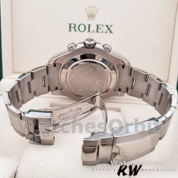 Mens Rolex Yacht‑Master II-116689, 44mm, Platinum, White Dial, Men’s White Replica Watch Image