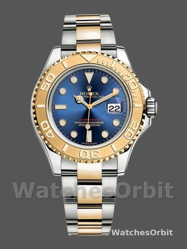 Rolex Yachtmaster 16623 Steel Yellow Gold Blue Dial 40MM Mens Replica Watch
