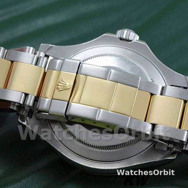 Mens Rolex Yacht-Master 40mm Mens-16623-Steel & Yellow Gold-MOP White Dial MOP Replica Image
