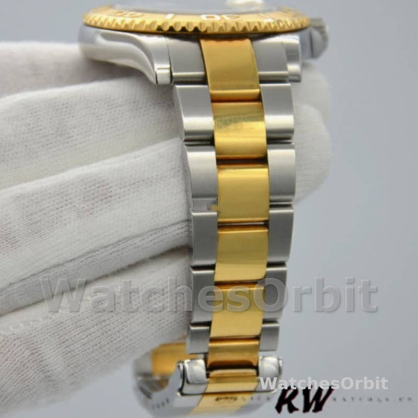 Mens Rolex Yacht-Master 40mm Mens-16623-Steel & Yellow Gold-Rhodium Grey Dial Grey<br /> Replica Watch Image
