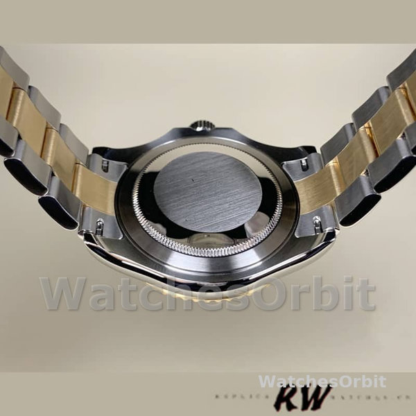 Mens Rolex Yacht-Master 40mm Mens-16623-Steel & Yellow Gold-White MOP Dial MOP Replica Watch Image